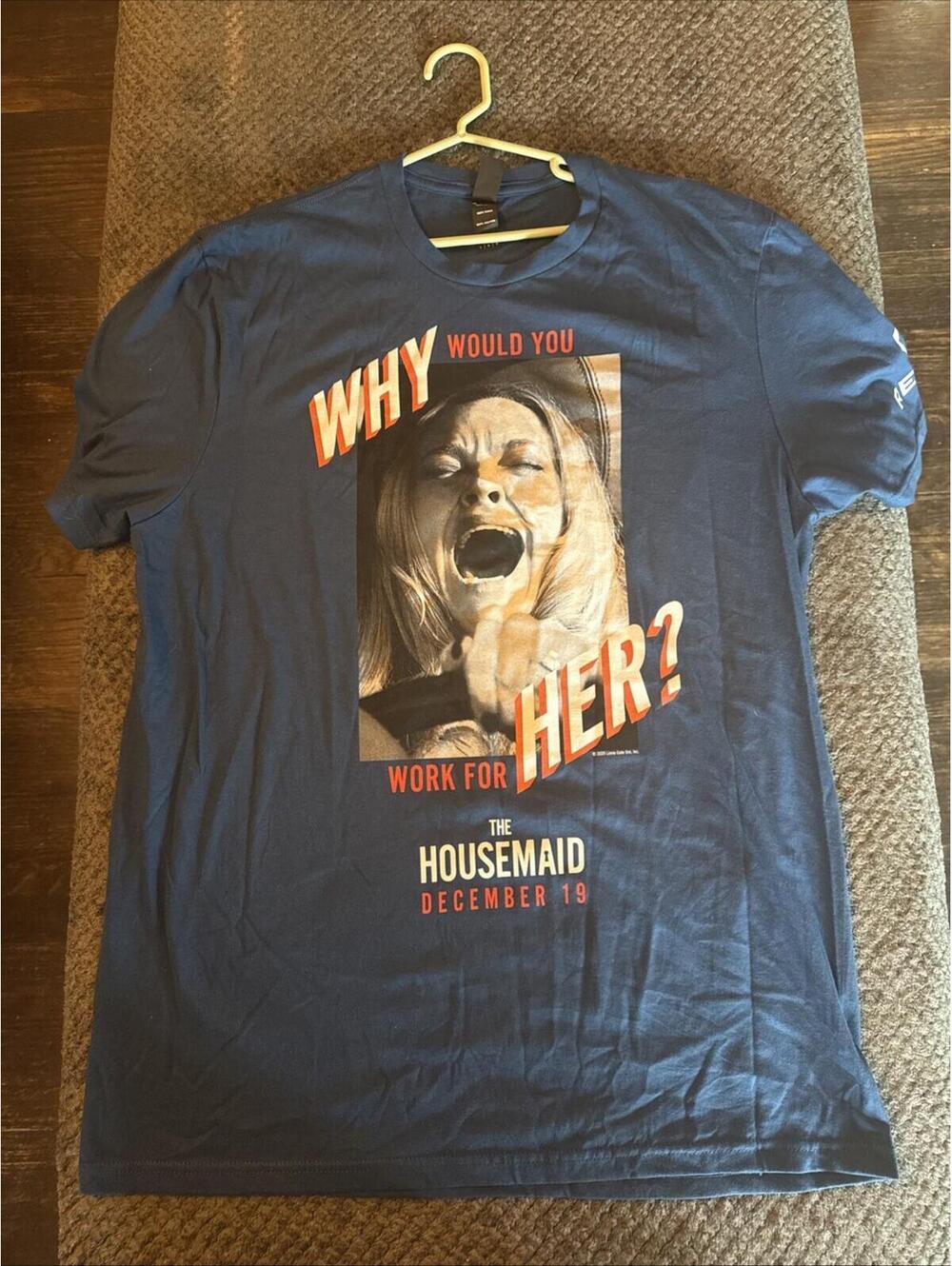 2025 Movie The Housemaid Regal Amanda Seyfried Employee Exclusive T-Shirt Mens L